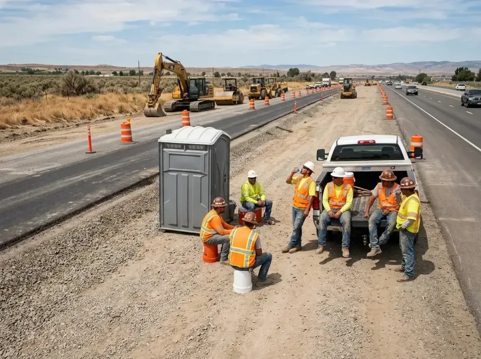 highway-road-construction-crew-007 — frequently asked questions, Porta Potty and Restroom Rentals in Corvallis, OR